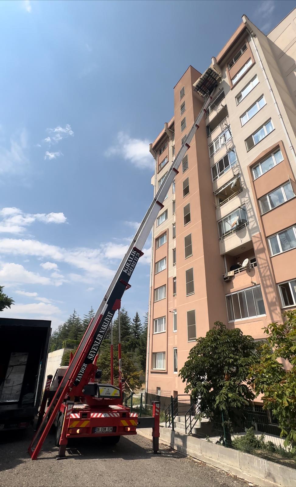 Pursaklar asansör kiralama video